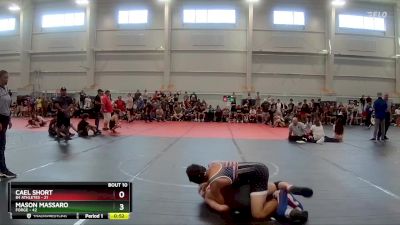 130 lbs Round 3 (8 Team) - Mason Massaro, FORGE vs Cael Short, 84 Athletes