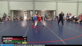 180 lbs Placement Matches (8 Team) - Lily Haywood, Oklahoma vs Cairee Jones, Texas Red