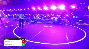 106 lbs 2nd Place - Heavyn Woods, El Paso Wildcats WC vs Dominik Thurston, Unattached