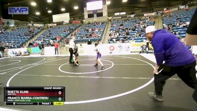 67 lbs Champ. Round 1 - Franco Ibarra-Contreras, Derby Wrestling Club vs Rhette Klink, Ark City