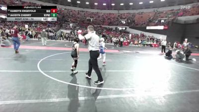 70 lbs Cons. Round 4 - Kamdyn Engevold, Marshfield vs Jaxsyn Cherry, Wilmot Jr. Panthers Wrestling Club