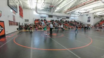 105 lbs Champ. Round 2 - Rylin Plant, Rock Springs vs Hannah Licking, Pinedale