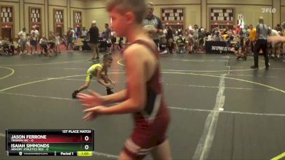 49 lbs Finals (8 Team) - Jason Ferrone, Triumph WC vs Isaiah Simmonds, Armory Athletics Red