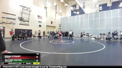 165 lbs Quarterfinal - Ronan Stewart, Kittitas vs Brayden Nguyen, Southridge