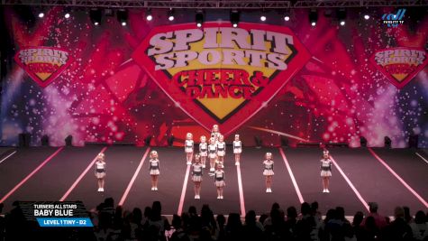 Turners All Stars - Baby Blue [2025 L1 Tiny - D2 Day 1] 2025 Spirit Sports Myrtle Beach Nationals