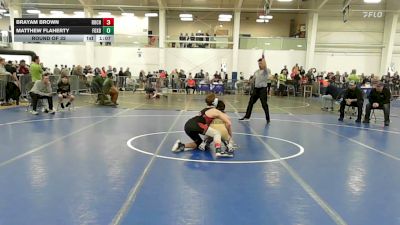 112 lbs Round Of 32 - Brayam Brown, Rochester vs Matthew Flaherty, Foxboro