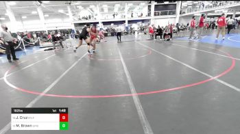 182 lbs Consi Of 8 #1 - Jack Cruz, Milford vs Myles Brown, Springfield International Charter School