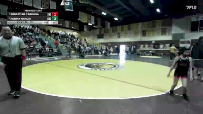 70 lbs Quarterfinal - Sebastian Cardona, Swarm Wrestling Club vs Adrian Garcia, Granite Wrestling Club