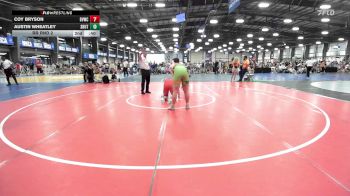 220 lbs Rr Rnd 2 - Mason Higley, Buffalo Valley Black vs Issac Westfall, Team Shutt Vision Quest