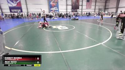 100 lbs Rd# 6- 9:00am Saturday Final Pool - Ricky Rizzo, Minion Black vs Everett Roorda, SouthWest Elite