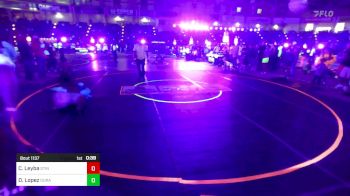 120 lbs Consolation - Caden Leyba, Stingrays vs Deven Lopez, Duran Elite