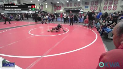 52 lbs Final - Jaxon Ditmore, Team Tulsa Wrestling Club vs Hadley-Glen Smith, Coweta