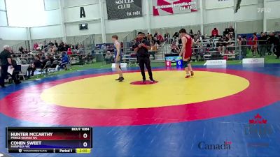 71kg Champ. Round 2 - Hunter McCarthy, Prince George WC vs Cohen Sweet, Mariposa WC