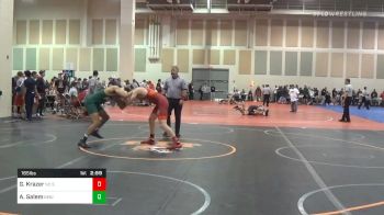 Consolation - Gaven Krazer, NC State-UN vs Ali Salem, George Mason