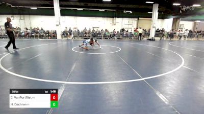 80 lbs Round Of 32 - Chase VanPortfliet, MI vs Haedyn Cochran, IN