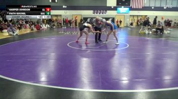 130 lbs Champ. Round 1 - Harper Johnson, Iowa City Liberty vs Faith Gockel, Wahlert Catholic