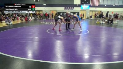 130 lbs Champ. Round 1 - Harper Johnson, Iowa City Liberty vs Faith Gockel, Wahlert Catholic