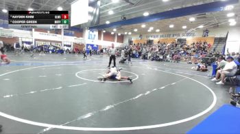 106 lbs Semifinal - Kayden Khim, Clovis West vs Cooper Green, Mountain View (Mesa) High School