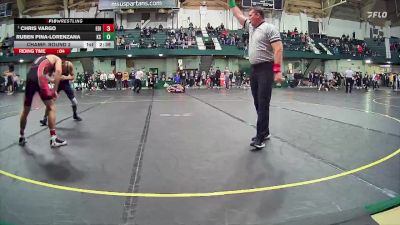 125 lbs Champ. Round 2 - Chris Vargo, Edinboro vs Ruben Pina-Lorenzana, Kent State