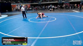 189 lbs Cons. Round 2 - Paaraq Nelson, Mt. Edgecumbe High School vs Seth Payne, Nikiski High School