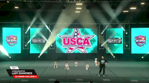 5 Star Athletics - Lady Diamonds [2026 D2 Junior Flex Level 4 Day 1] 2026 US Open Cheerleading & Dance Championship