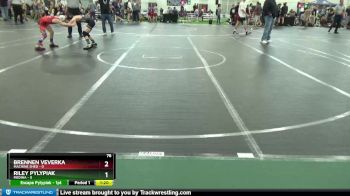 76 lbs Finals (2 Team) - Brennen Veverka, Machine Shed vs Riley Pylypiak, Medina