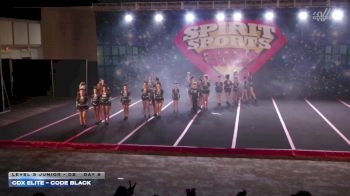 CDX Elite - Code Black [2026 L3 Junior - D2 Day 2] 2026 Spirit Sports Hershey Nationals