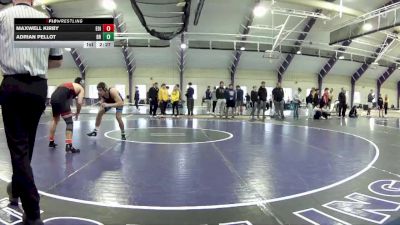 165 lbs Cons. Semi - Maxwell Kirby, Edinboro vs Adrian Pellot, Boilermaker RTC