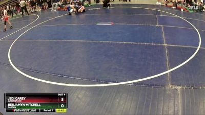 130 lbs Quarterfinal - Jedi Carey, Junction WC vs Benjamyn Mitchell, CARBON