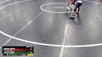 157 lbs 3rd Place Match - Wyatt Davis, Lincoln Southwest vs Koron Green, Creighton Prep
