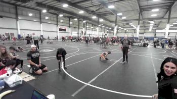 61 lbs Semifinal - Zaya Hancock, Chickens Wrestling Club vs Jackson Escarcega, Manu WC