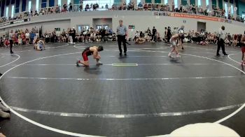 100 lbs Round 1 (6 Team) - Parker Hansen, Misfits United vs Shane Sowcik, Creeks Wrestling