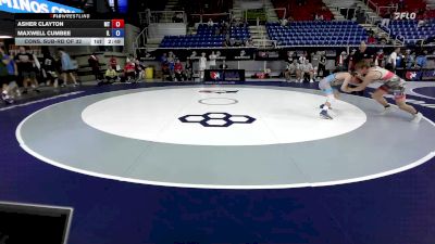 132 lbs Cons. Sub-rd Of 32 - Asher Clayton, MT vs Maxwell Cumbee, IL