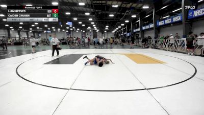 75 lbs Rr Rnd 2 - Liam Reeves, Revival Orange vs Caiden Crusen, Mat Warriors Yellow
