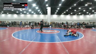 150 lbs Cons. Rd Of 32 - Lucas Bauer, Red Lion Wrestling Club vs Maddox Iriass