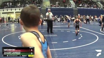 60 lbs Cons. Round 5 - Matthew Bly, Mat Assassins Wrestling Club vs Zachary Lawrence, SAA / Fits Wrestling Academy