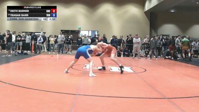 190 lbs Cons. Sub-quarters - Keith Barker, Grit Mat Club vs Teagan Barr, Trinity