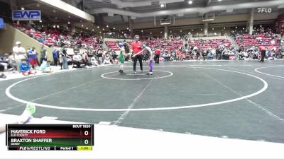 79 lbs Semifinal - Braxton Shaffer, Derby vs Maverick Ford, Elk County