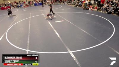 63 lbs Cons. Round 2 - Vincent Perry, Blaine Wrestling vs Alexander Bragg, Princeton Youth Wrestling