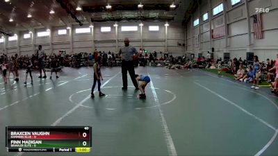 40 lbs Finals (2 Team) - Braxcen Vaughn, Hammers Blue vs Finn Madigan, Brawler Elite