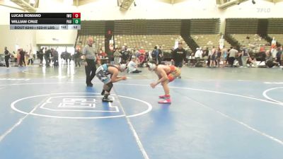 122-H lbs 3rd Place - Lucas Romano, Immortals vs William Cruz, Paulsboro