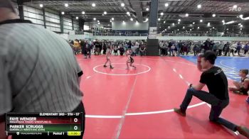 57 lbs Quarterfinal - Faye Wenger, Midlothian Miners Wrestling Cl vs Parker Scruggs, Guerrilla Wrestling (GWA)