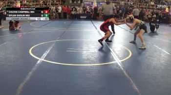 100 lbs Champ. Round 2 - Dylan Osolin NE2, Lake Catholic vs Colton Campbell SE4, Fairfield Union