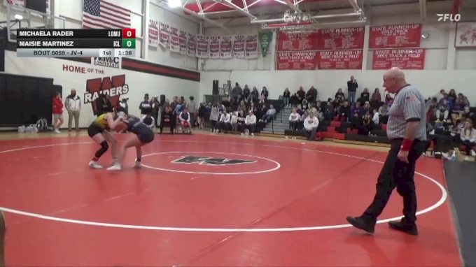 JV-4 lbs Round 3 - Maisie Martinez, Iowa City Liberty vs Michaela Rader ...