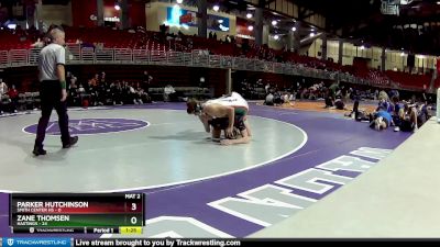 157 lbs Quarters & 1st Wb (16 Team) - Parker Hutchinson, Smith Center HS vs Zane Thomsen, Hastings