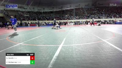 161 lbs Quarterfinal - Steven Smith, Pryor Tigers Wrestling vs Zeke Sciberras, Team Choctaw