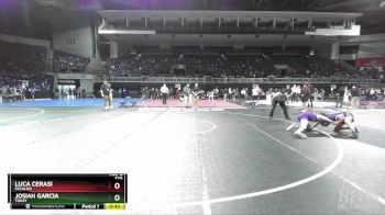 120 lbs Cons. Round 3 - Josiah Garcia, Tokay vs Luca Cerasi, Escalon