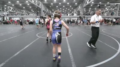 78 lbs Round 1 (6 Team) - Bristol Pope, Razor PinkWave vs Parker Hoover, BC Lady Predators