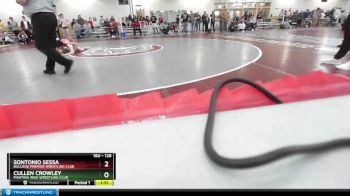 126 lbs Semifinal - Cullen Crowley, Fighting Irish Wrestling Club vs Sontonio Sessa, Bulldog Premier Wrestling Club