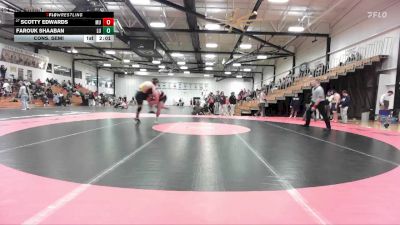 285 lbs Cons. Semi - Scotty Edwards, Muskingum University vs Farouk Shaaban, Lakeland University